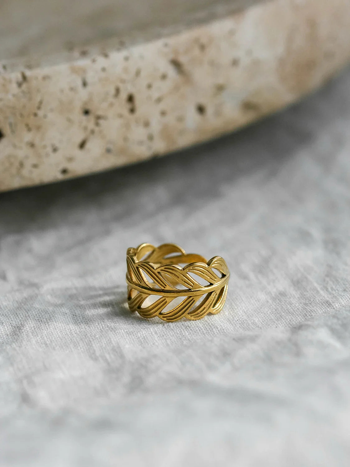 Bague Singapour Doré