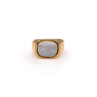 Bague Pierre Blanche