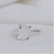 Bague La Pierre De Lune Brute