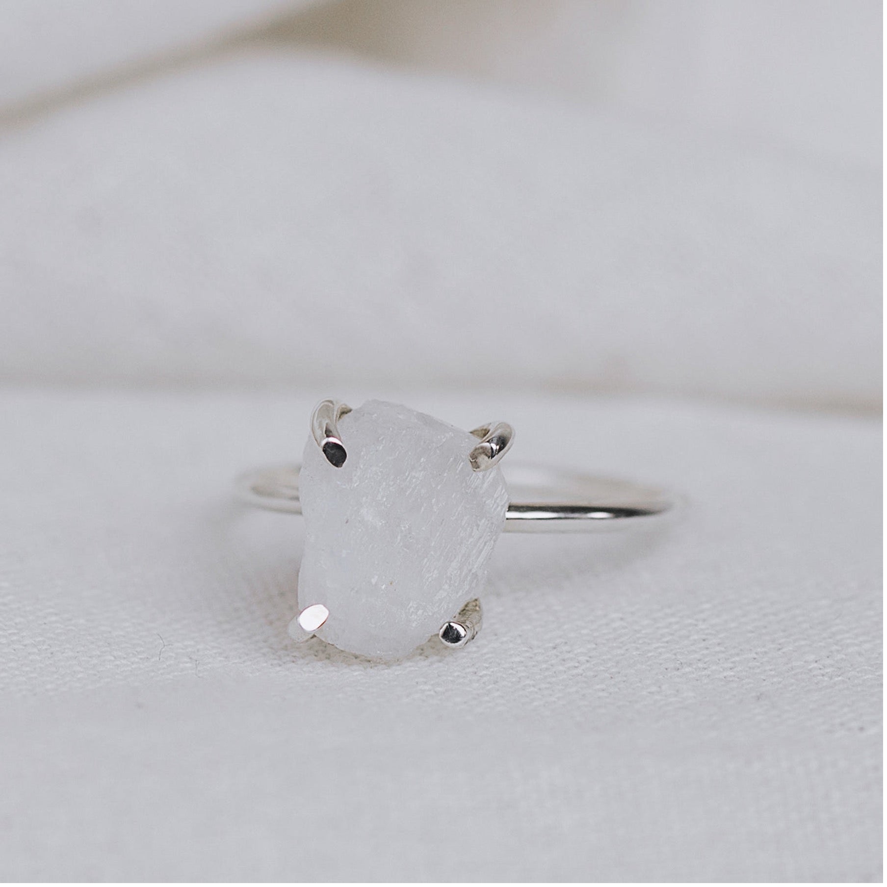 Bague La Pierre De Lune Brute