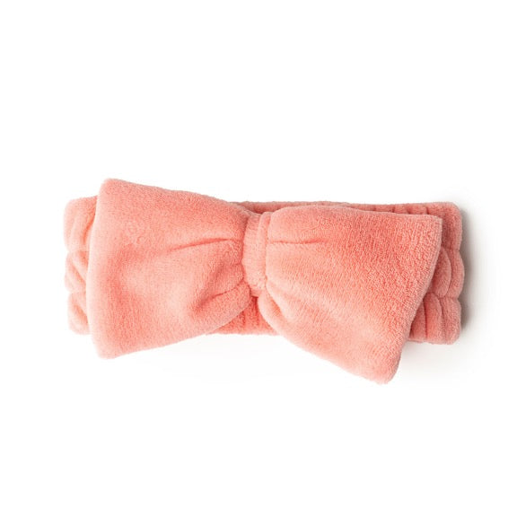 Bandeau Spa Peluche Rose