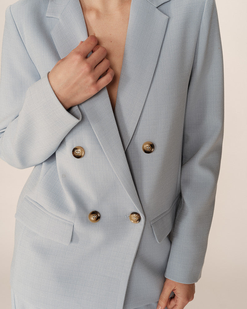 Veston Bleu Poudre Parfaite