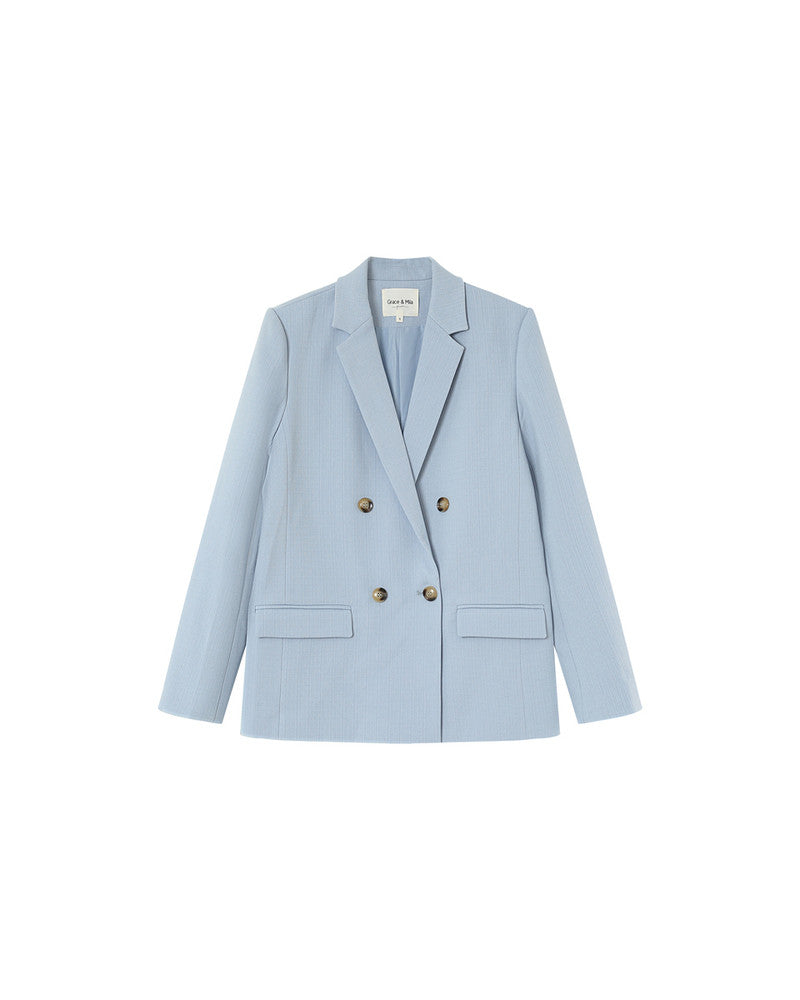Veston Bleu Poudre Parfaite