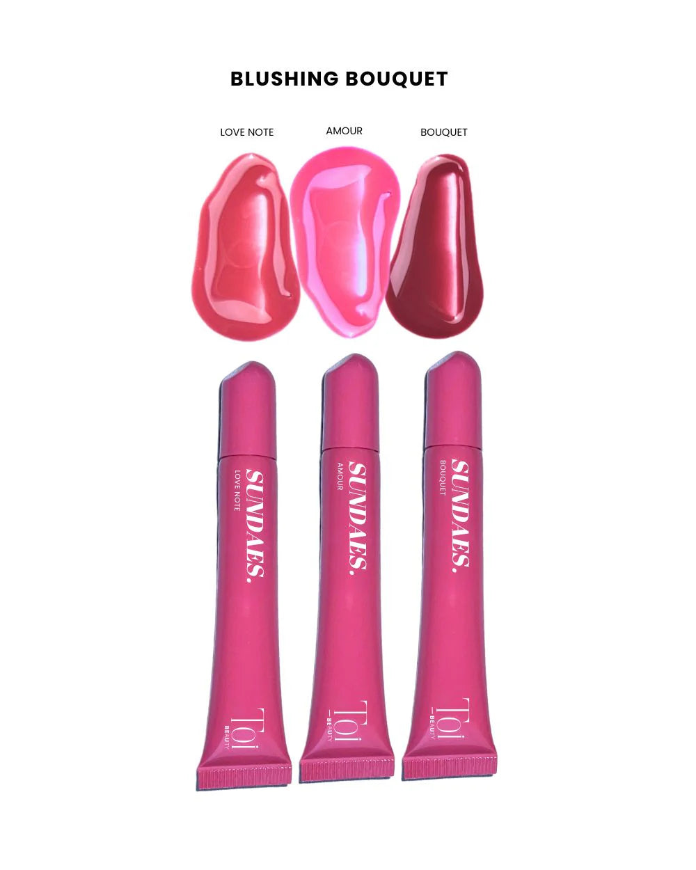 Trio Lip Sundaes Saint-Valentin - Édition Limitée Blushing Bouquet