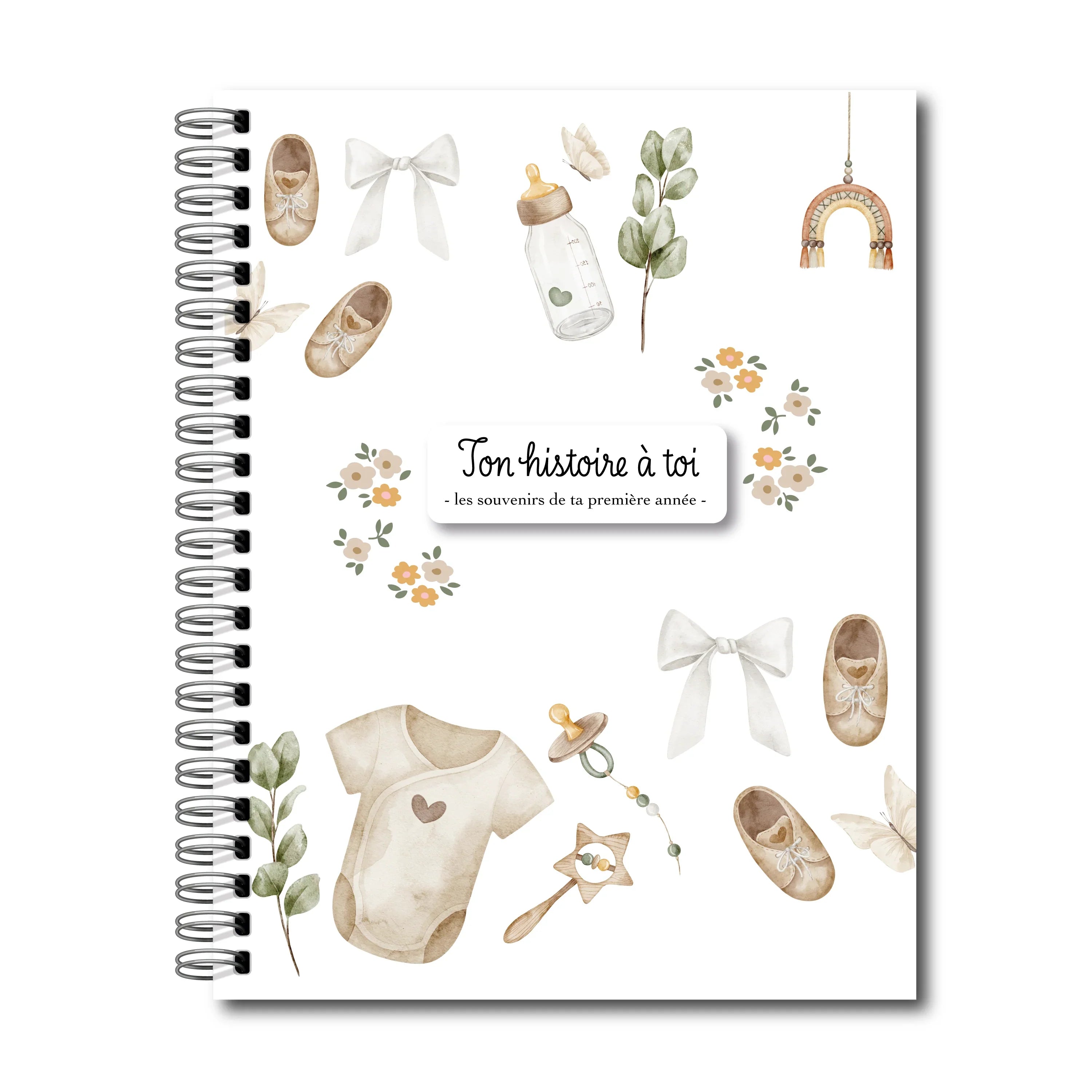 Livre De Naissance Souple Boho