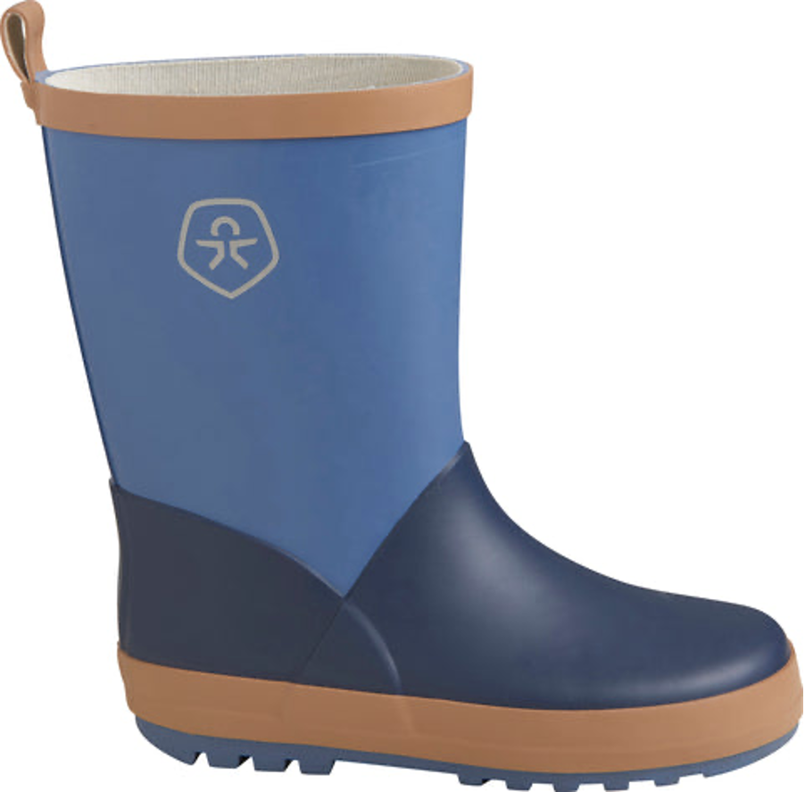 Bottes De Pluie Colorblock Bleu