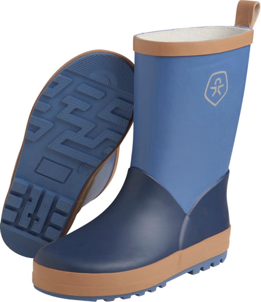 Bottes De Pluie Colorblock Bleu