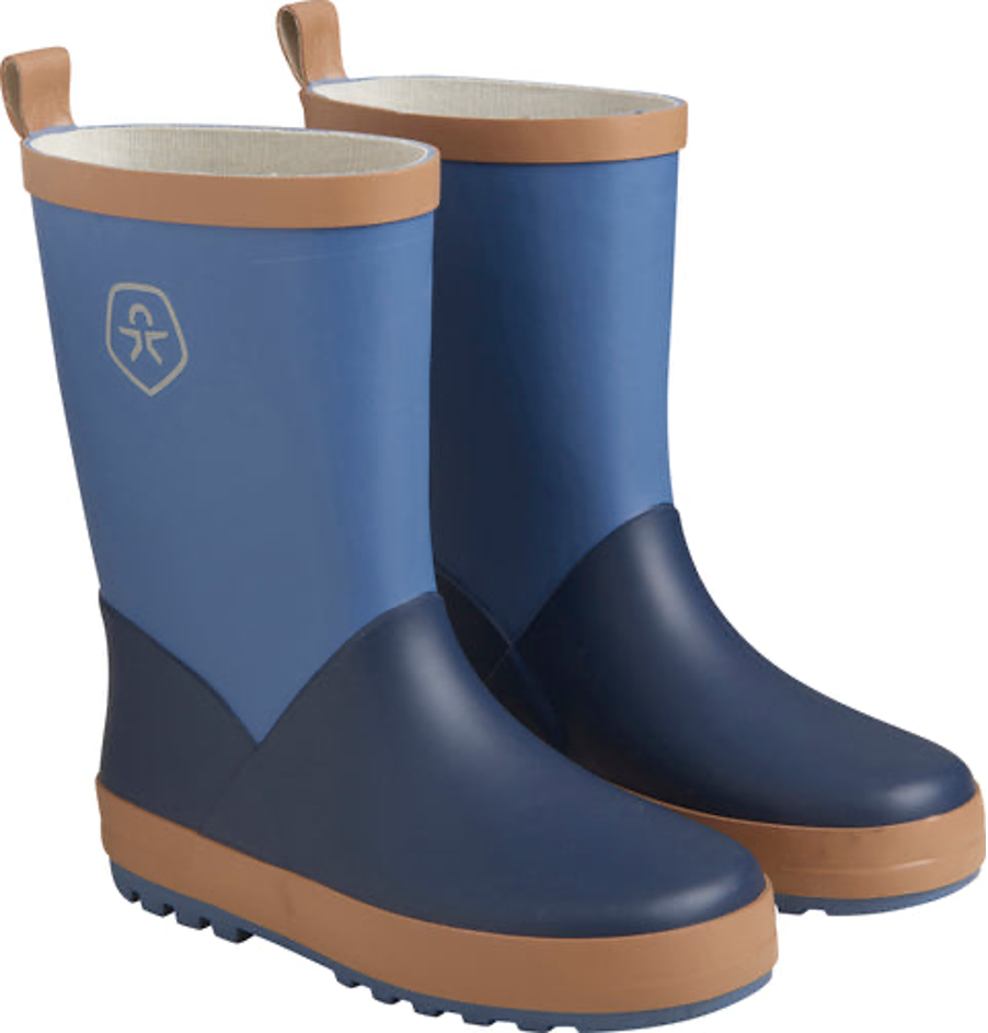 Bottes De Pluie Colorblock Bleu