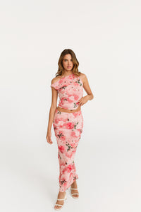Jupe Brielle Floral Mesh