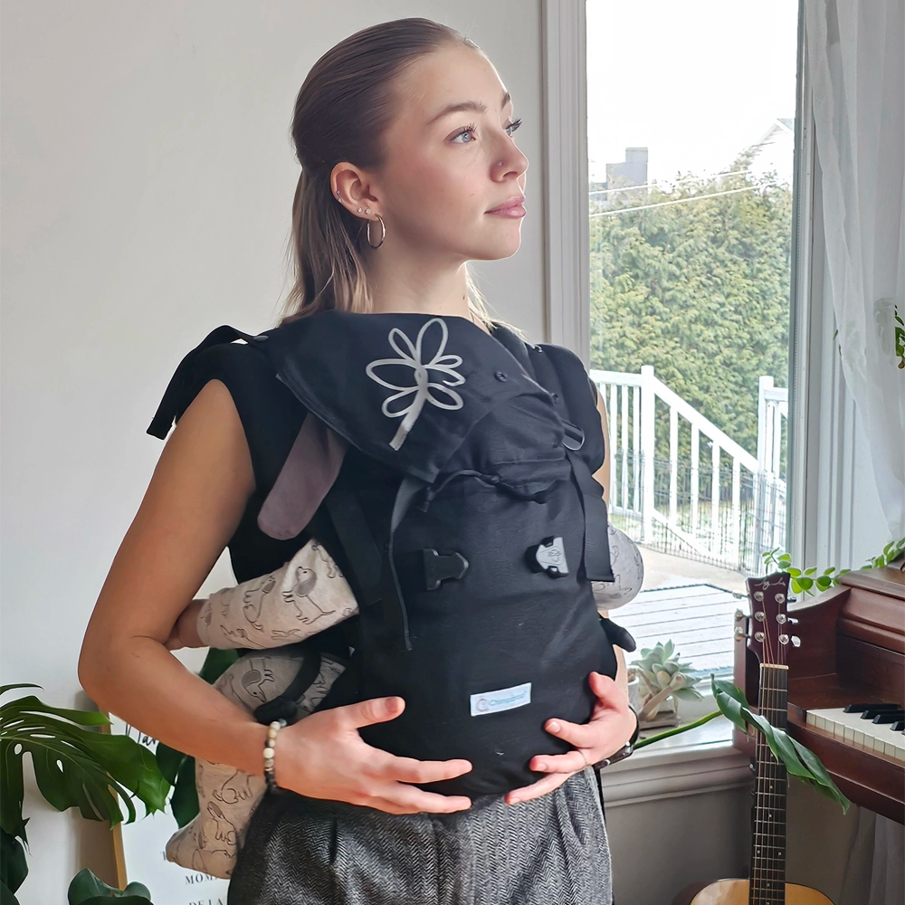Porte-bébé Structuré PöpNgo Noir