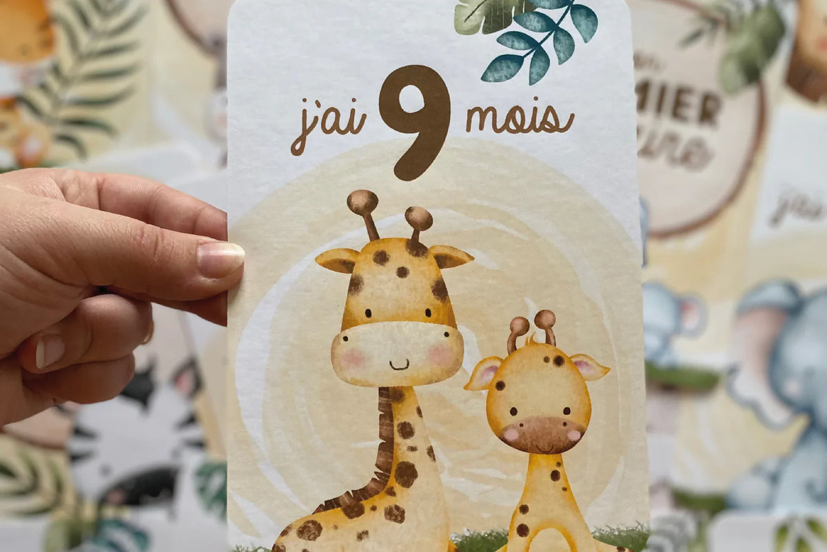 Cartons De Naissance Mini Safari