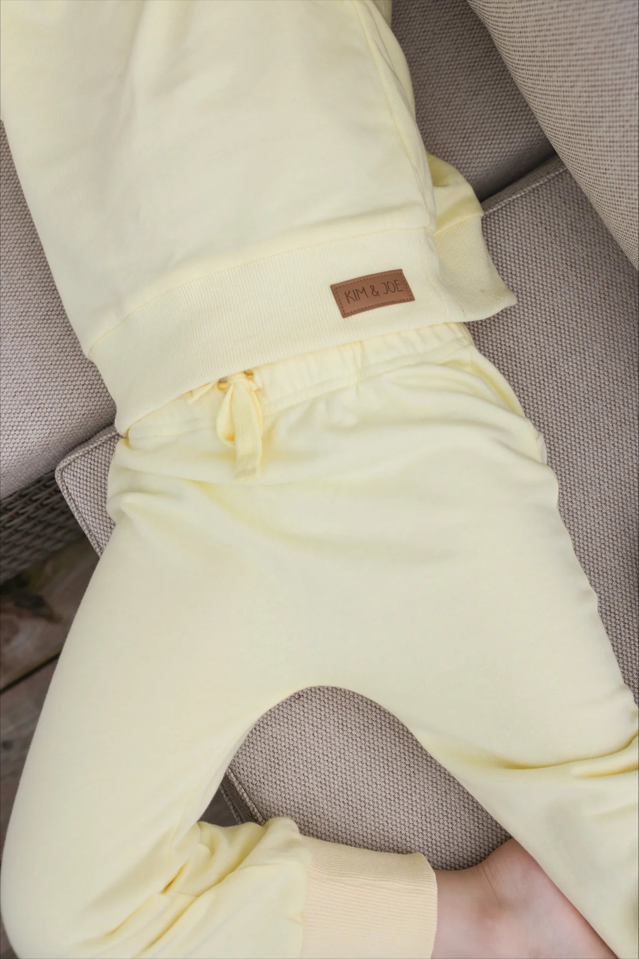 Jogger Évolutif Jaune Clair Uni