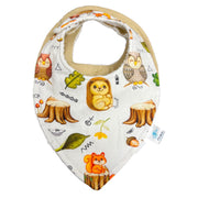 Duo Bavoirs Hibou & Beige