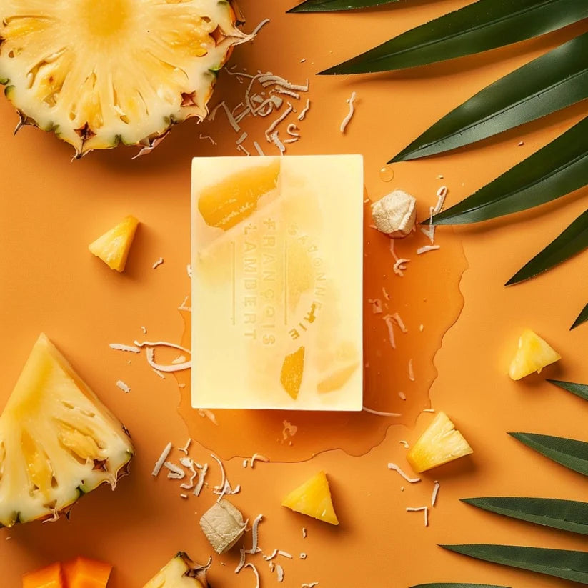 Savon Au Lait De Brebis Ananas, Noix De Coco & Mangue - N.23
