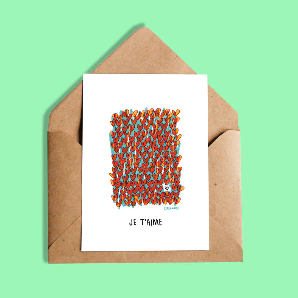 Carte Je T'aime