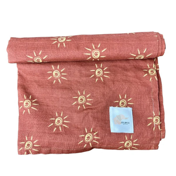 Mousseline Coton Rust Sun