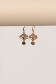 Boucles D'oreilles Lotus Or Rose