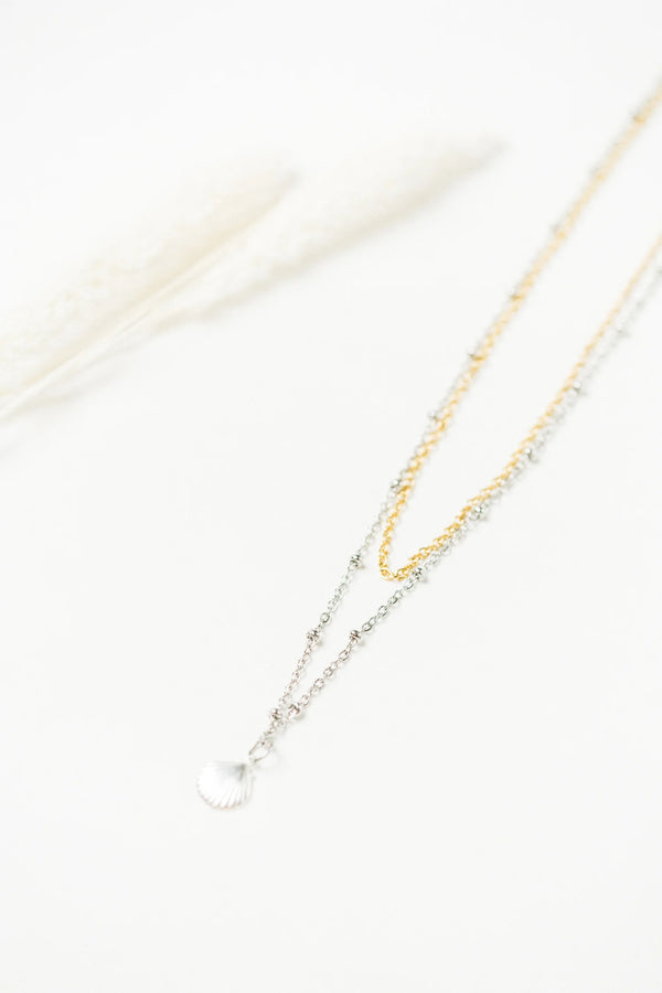 Collier Shelly Mix Or & Argent