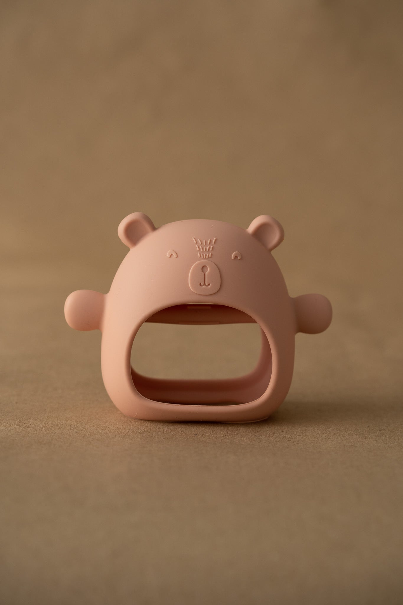 Mitaine De Dentition Ourson Rose