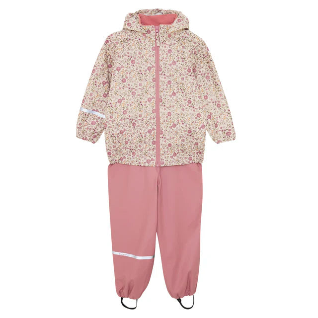 Ensemble Imperméable Fleurs Perfectly Pale