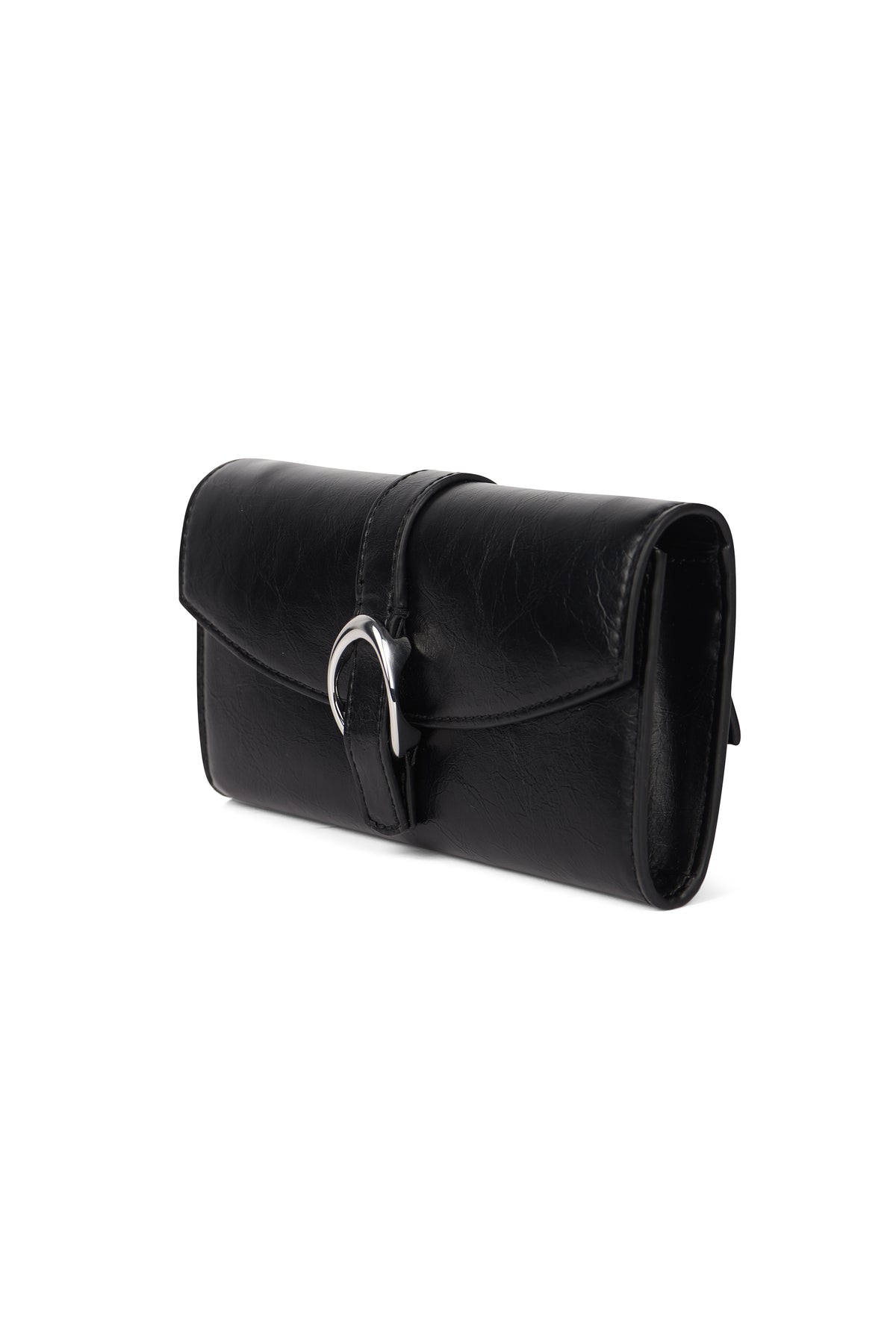 Portefeuille À Bandoulière 2-En-1 Celia Noir