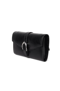 Portefeuille À Bandoulière 2-En-1 Celia Noir