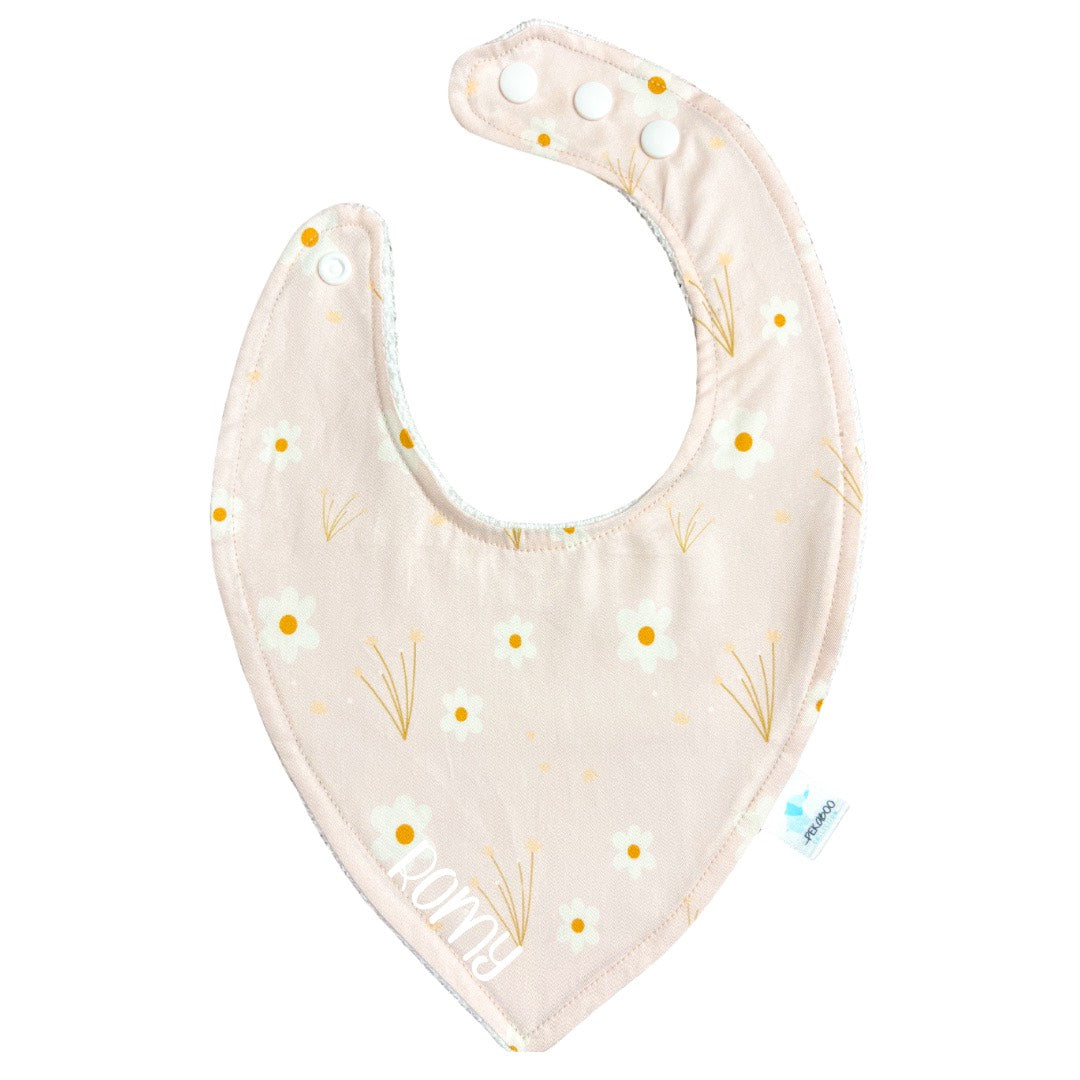 Bavoir Floral Rose