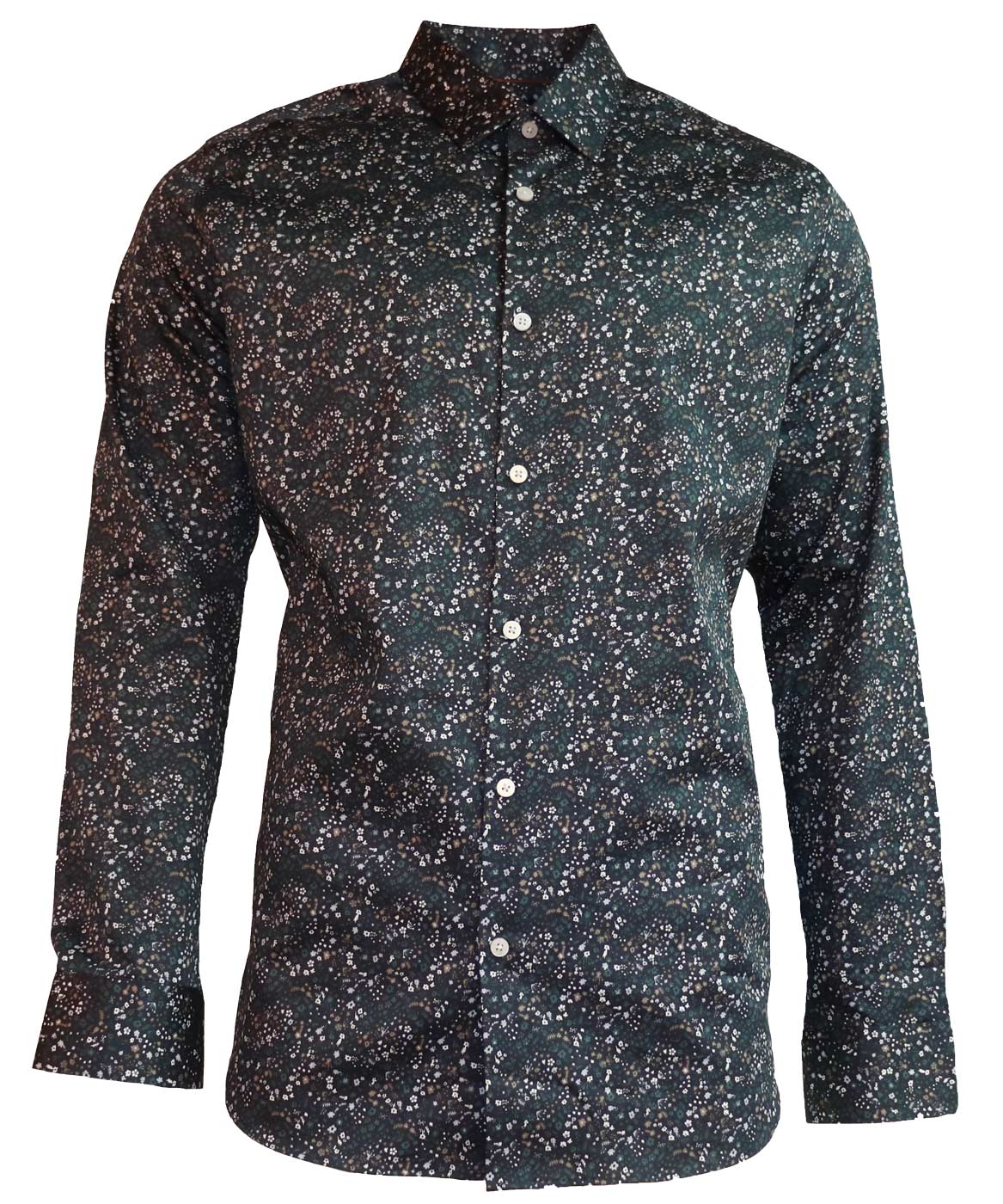 Chemise Manche Longue Floral Forêt