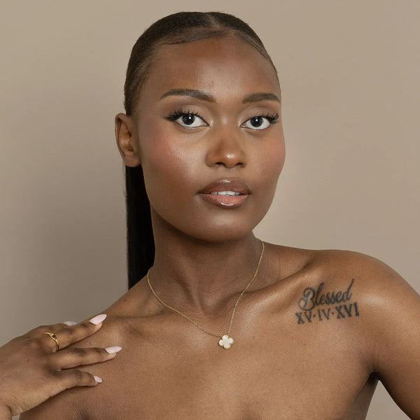 Collier Le Chanceux Blanc