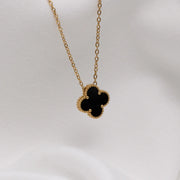 Collier Le Chanceux Noir Or