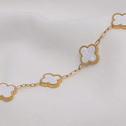 Bracelet Le Charmeur Blanc Or