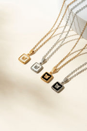 Collier Nymphe Argent & Blanc