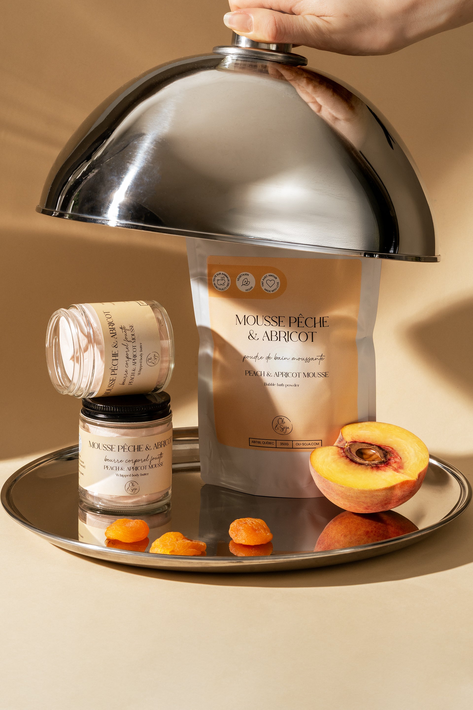 Poudre De Bain Mousse Pêche & Abricot