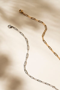 Collier Paperclip Or