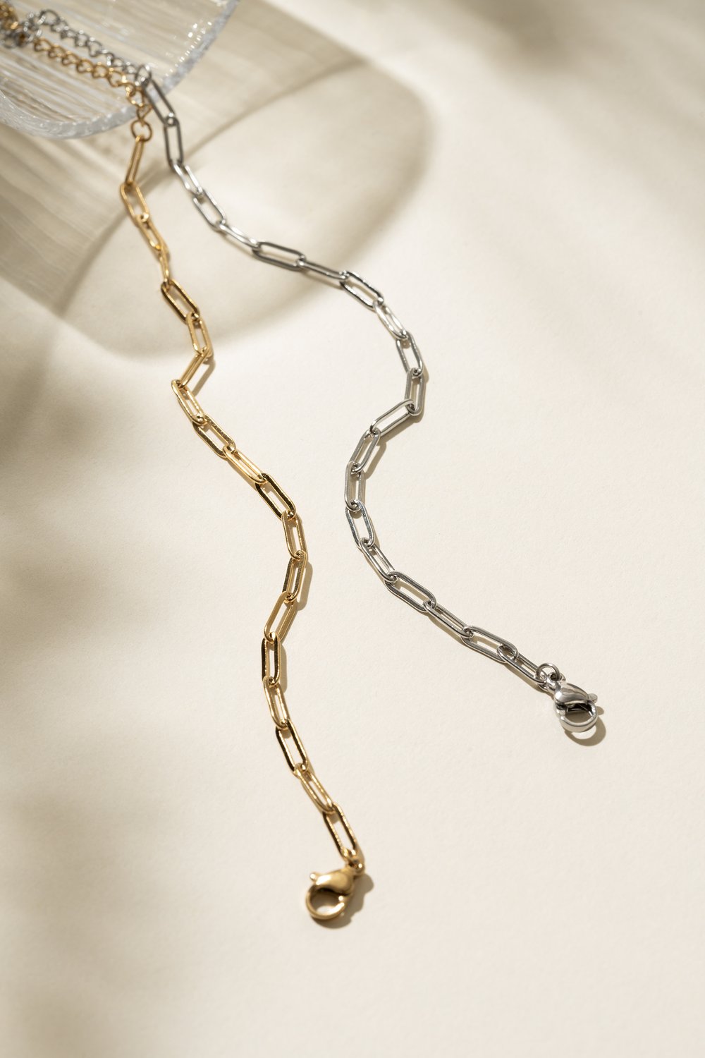 Bracelet Paperclip Argent