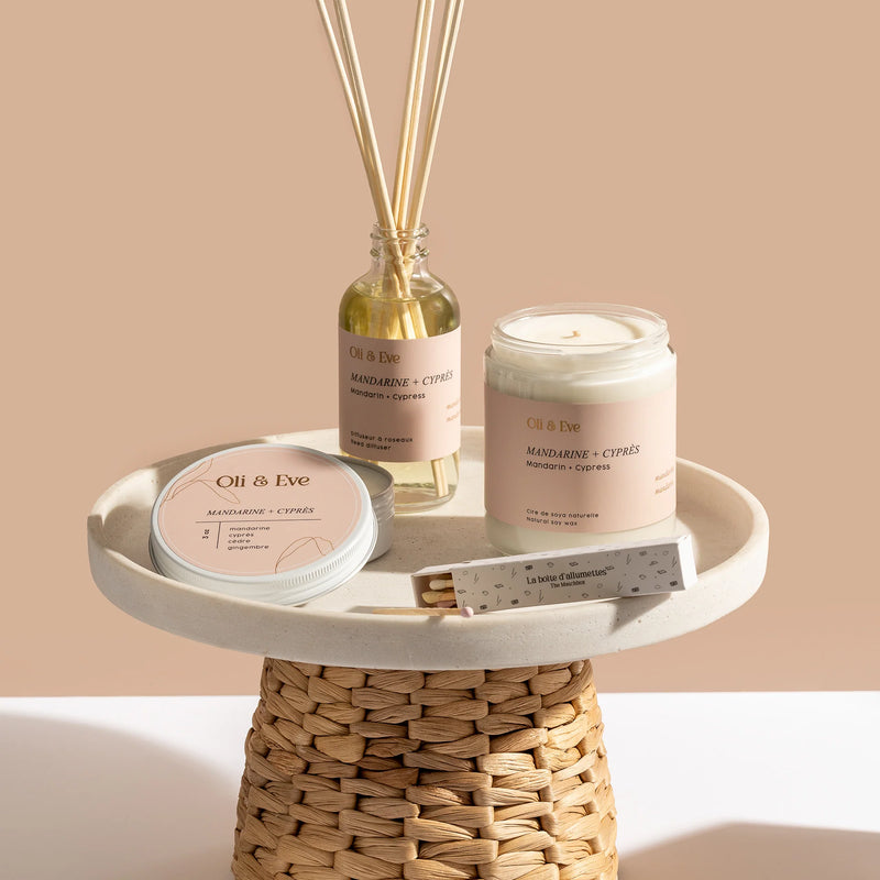 Diffuseur À Roseaux Mandarine & Cyprès