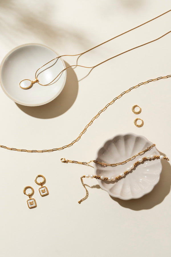 Bracelet Paperclip Or