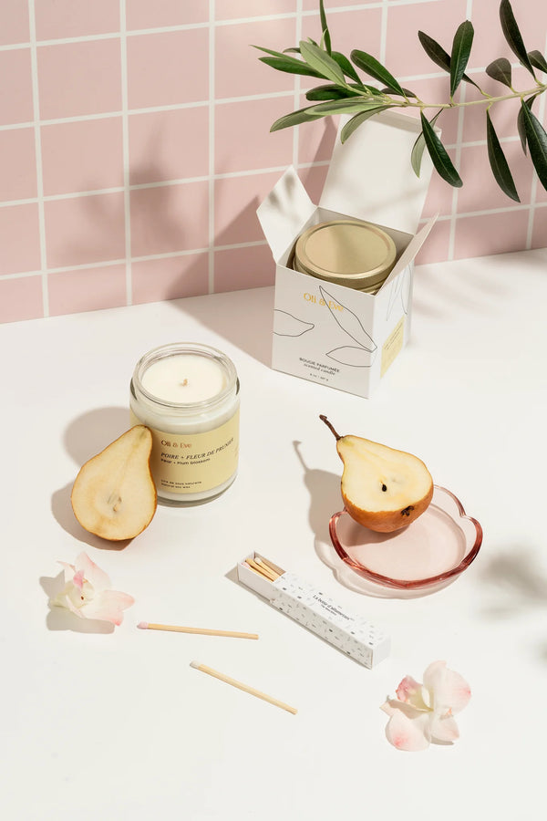 Chandelle Poire & Fleur De Prunier