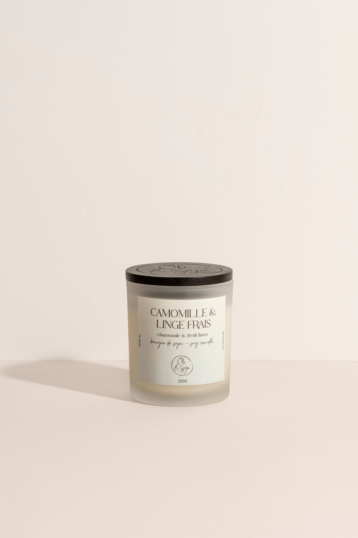 Chandelle Camomille & Linge Frais