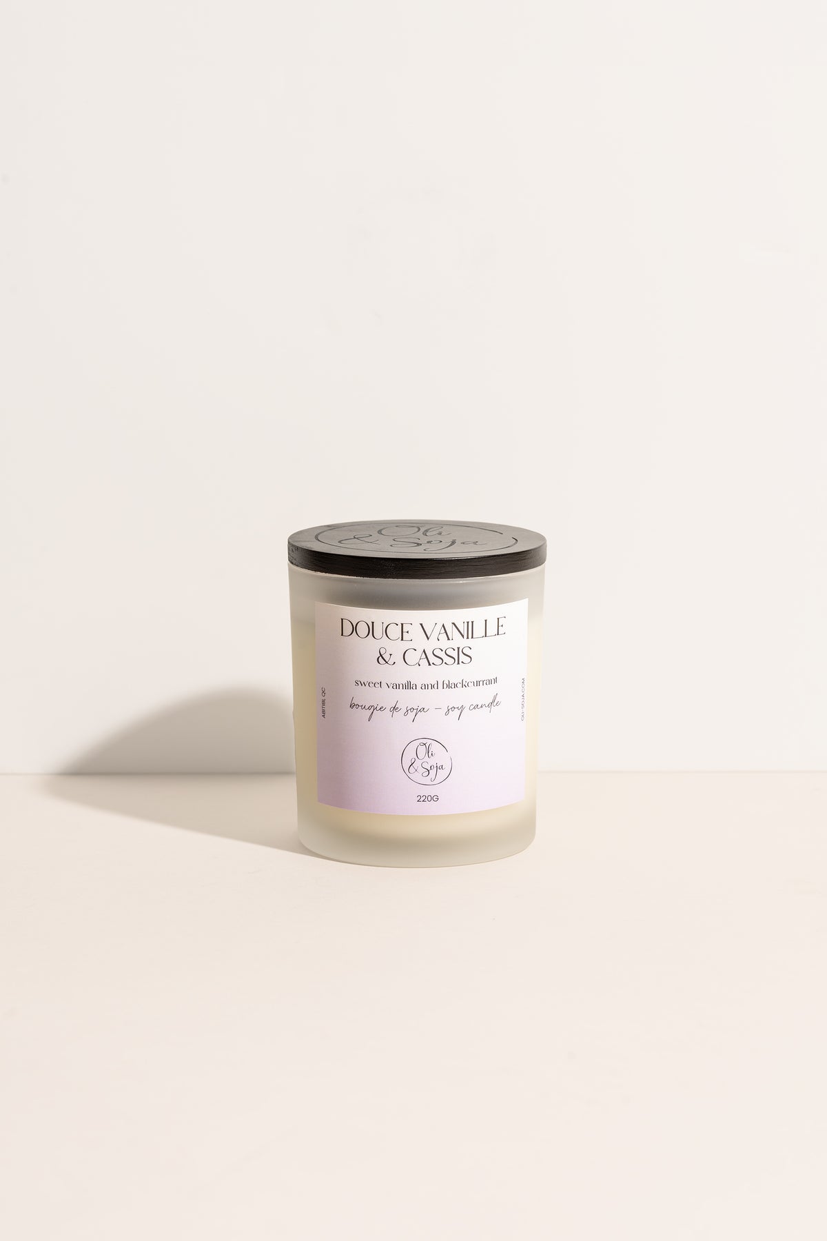 Chandelle Douce Vanille & Cassis