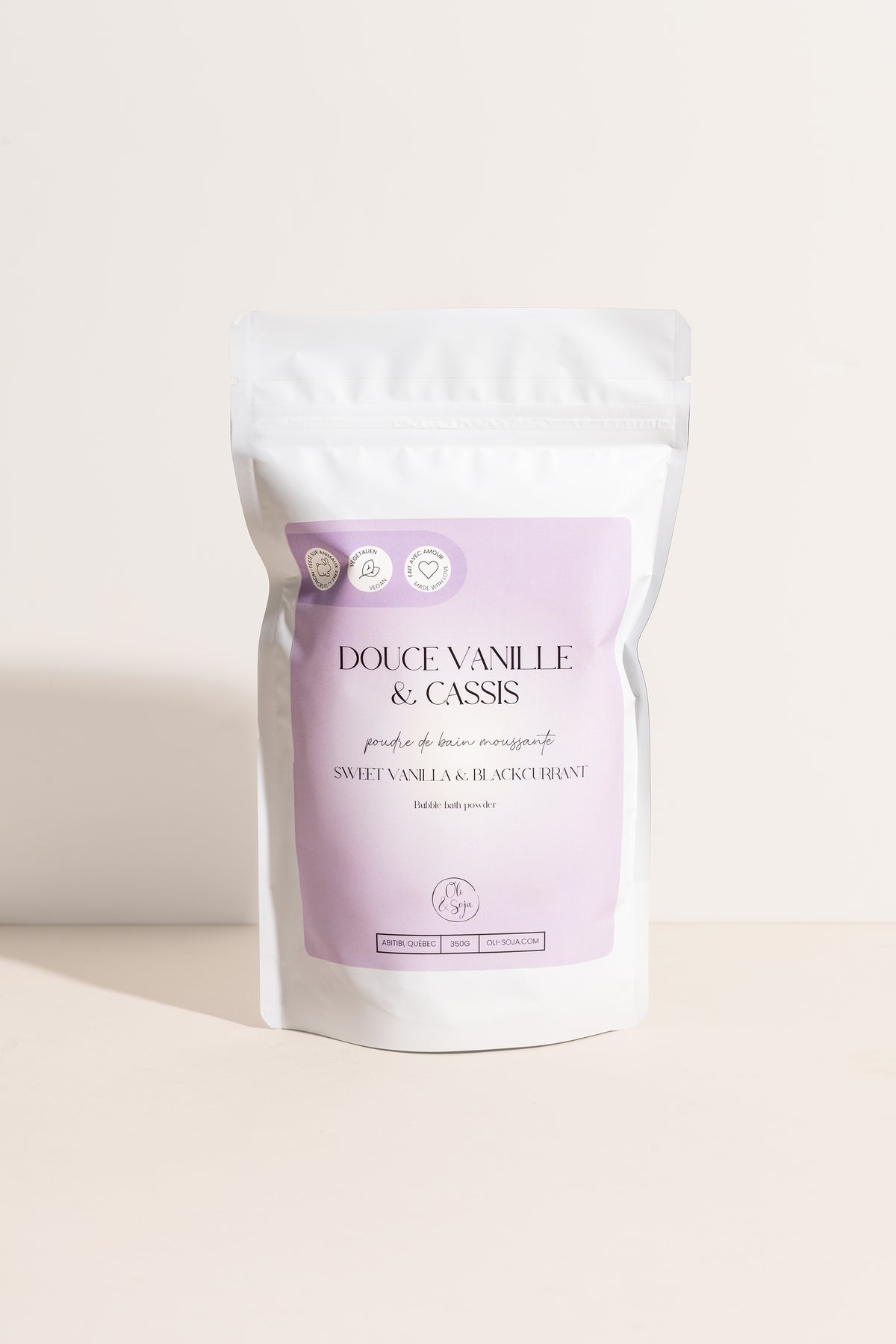 Poudre De Bain Douce Vanille & Cassis