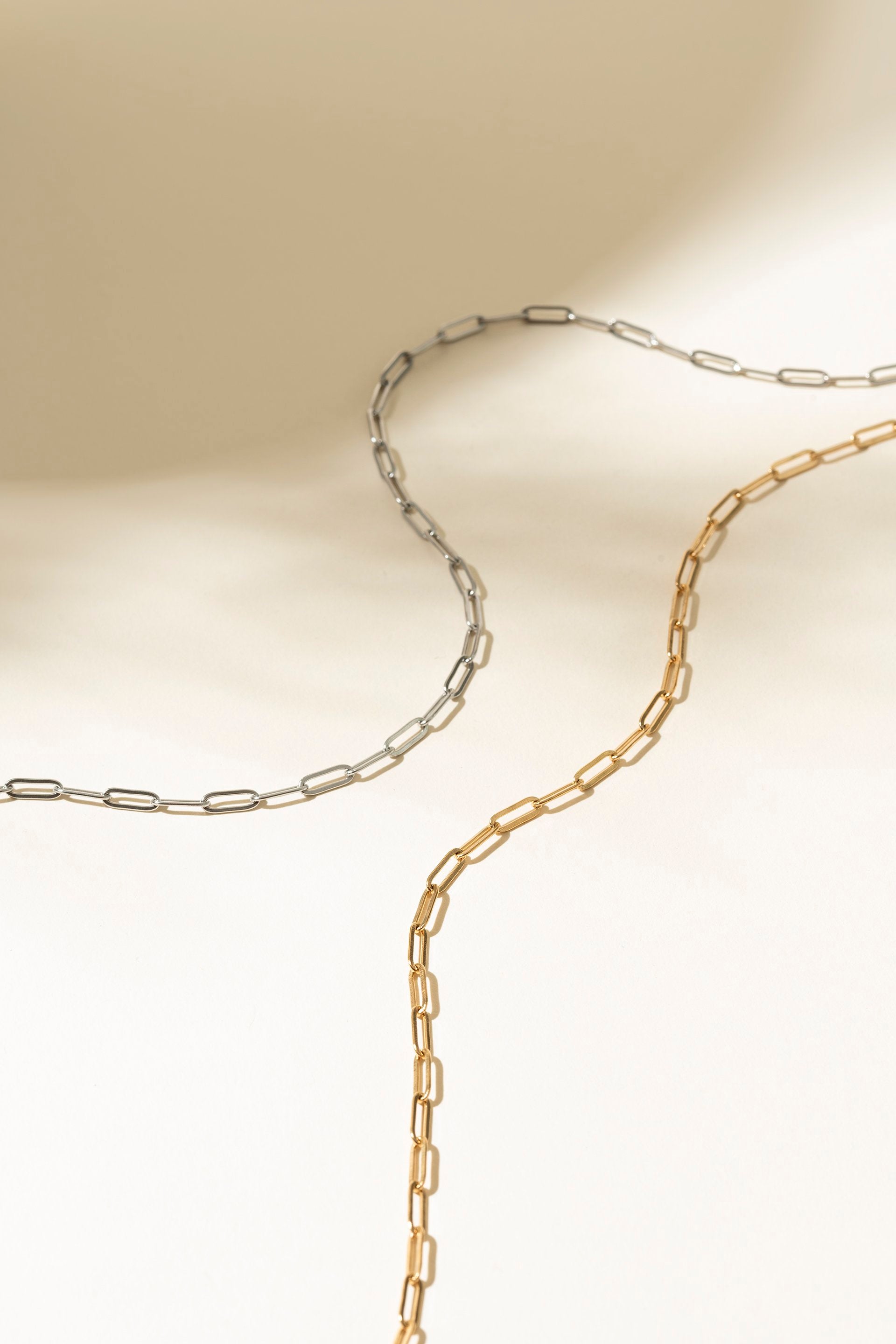 Bracelet Paperclip Argent