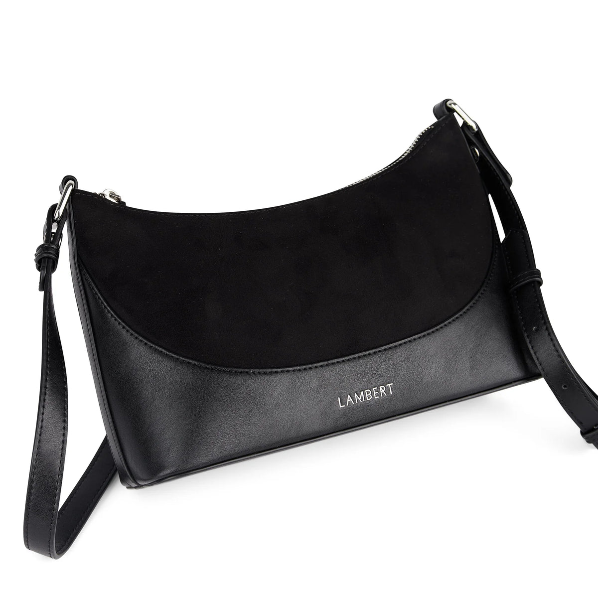 Sac À Main Clover Suède Noir