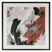 Cadre Abstrait Noir & Brun