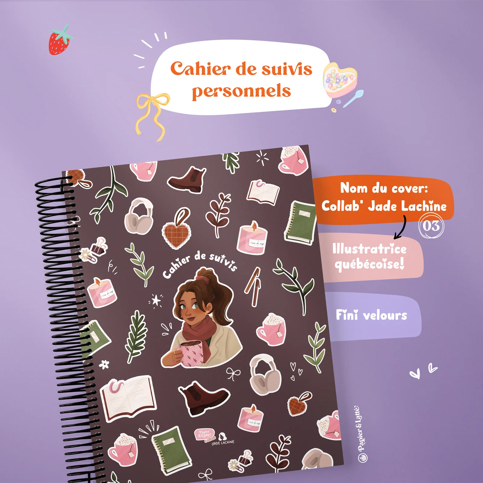Grand Carnet De Suivis Personnels Collab. Jade Lachine 03
