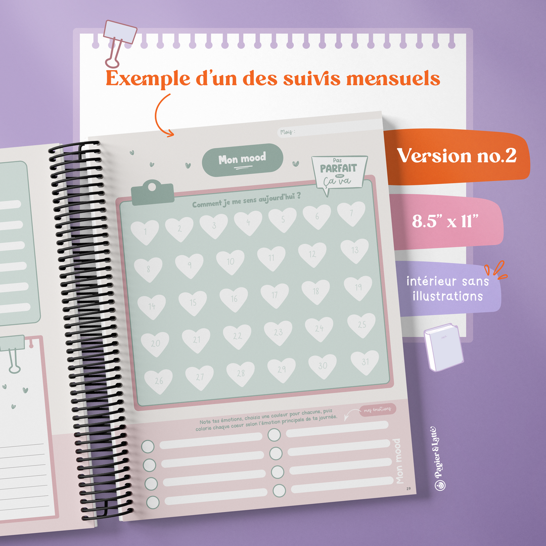 Carnet Compact De Suivis Personnels Bouquet Printanier F