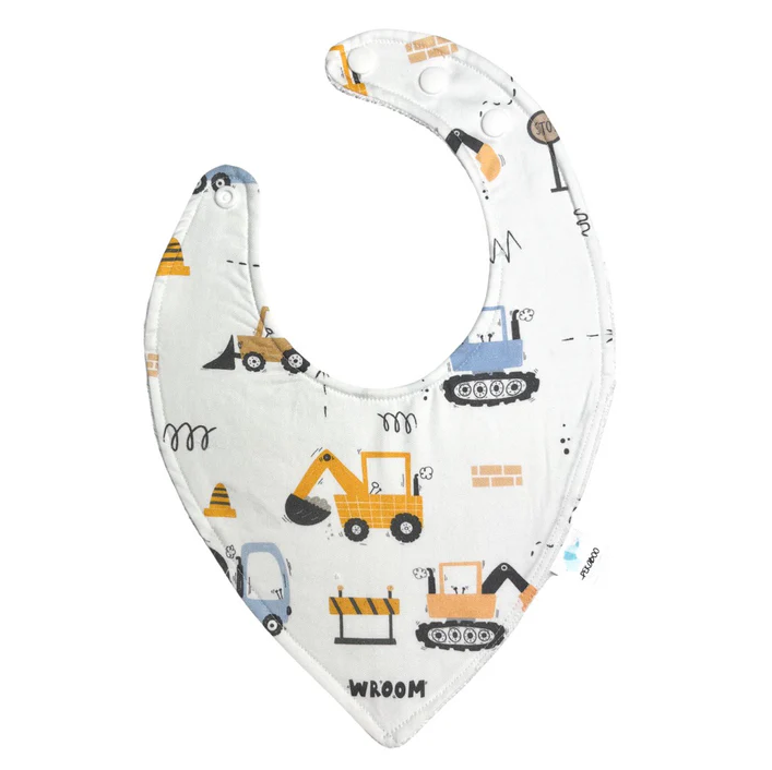 Bavoir Camion De Construction Bleu