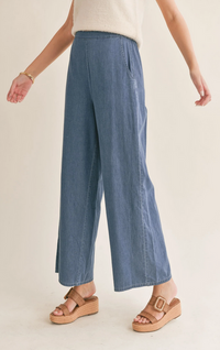 Pantalon Dark Chambray