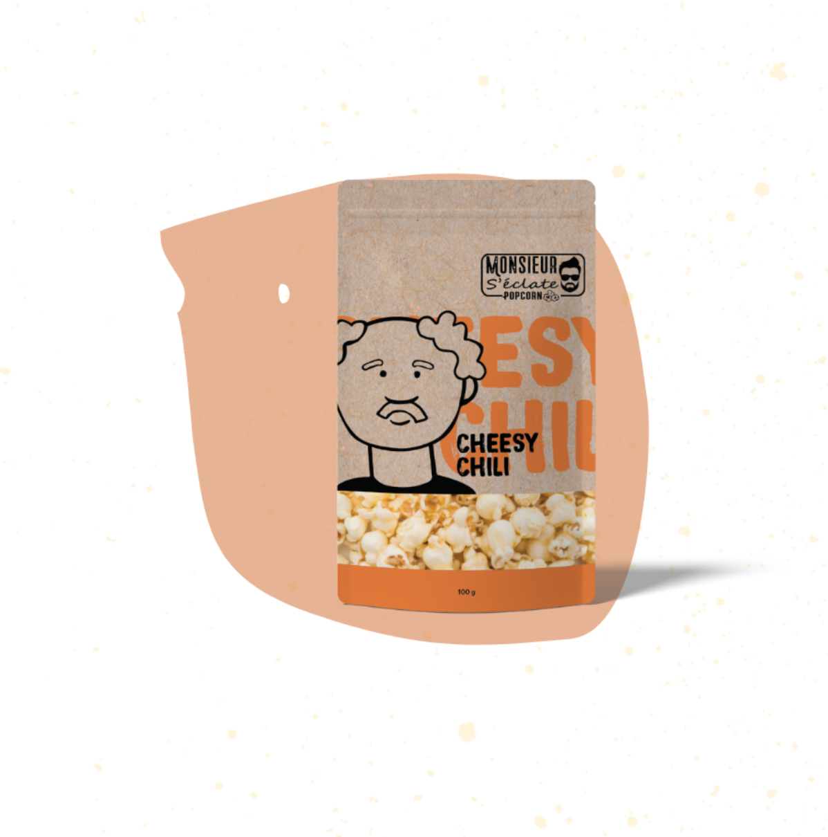 Pop Corn Cheesy Chili