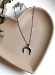 Chaîne De Cheville Halfmoon Argent